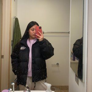 1996 Retro Nuptse Jacket Black (Men size S)